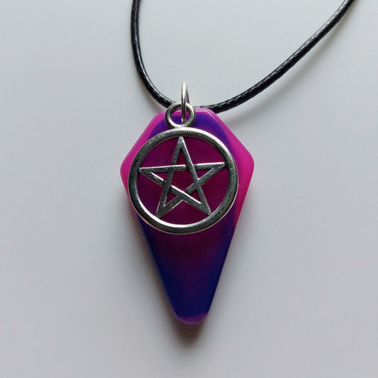 #20 Necklace - Deep Purple & Pink