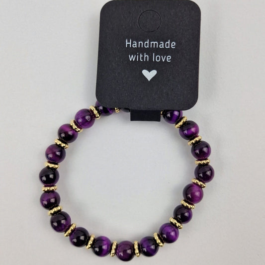 #47 Stretch Bracelet - Purple