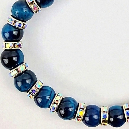 #27 Stretch Bracelet - Rasta beaded